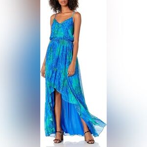 Ramy Brook Blue and Green Dress